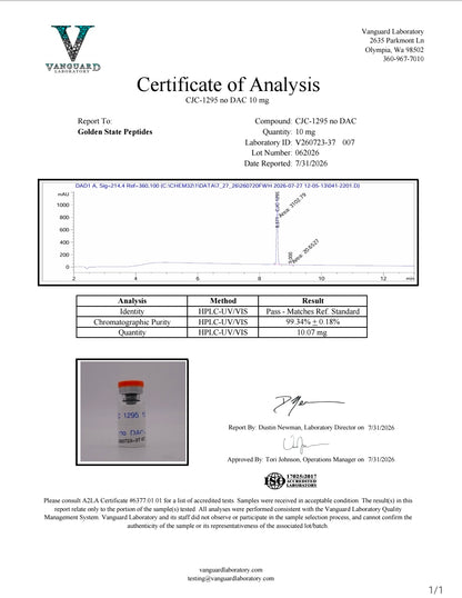 CJC 1295 (no dac)10mg vial